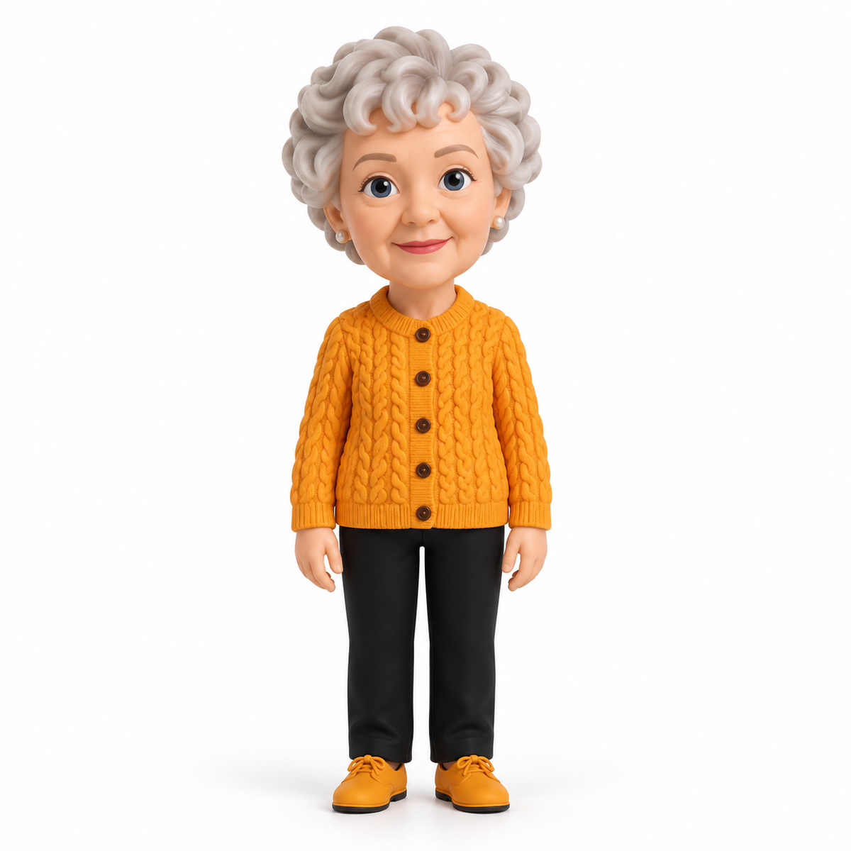 Custom 3D single person figurine personalized portrait sculpture from photo 